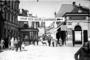 Sjezd holičů (kolem roku 1932)