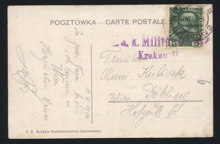 Kraków. Teatr Miejski. (Krakau. Theater.).