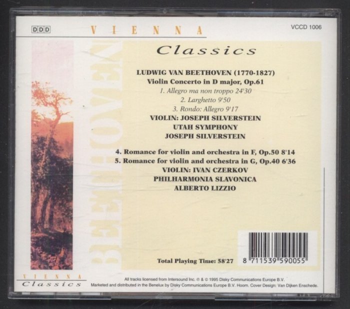 Beethoven - Violin Concerto In D Major, Op. 61 (CD)