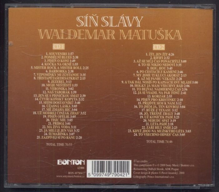 Waldemar Matuška - Síň slávy (2CD)