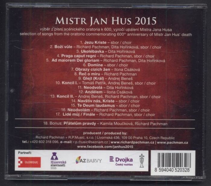 Richard Pachman - Mistr Jan Hus 2015 (CD)