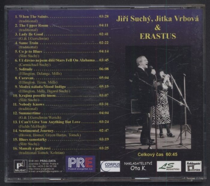 Jiří Suchý, Jitka Vrbová & Erastus - Modrá nálada (CD)