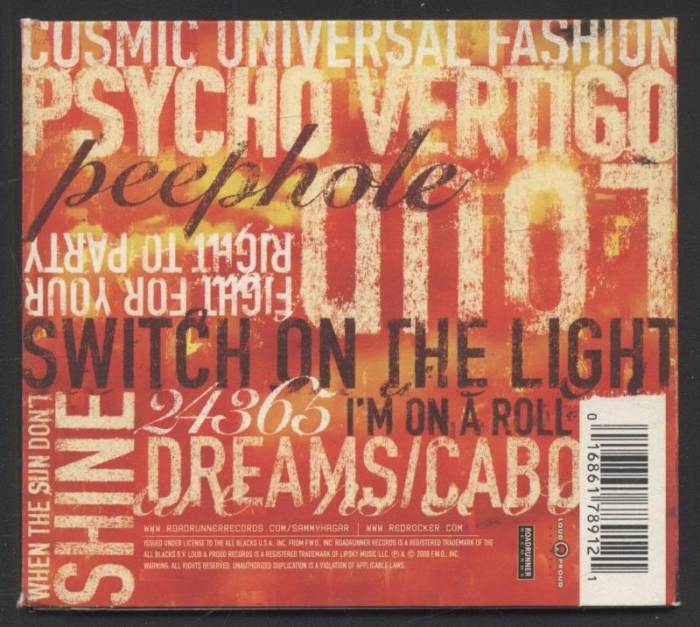 Sammy Hagar - Cosmic Universal Fashion (CD)