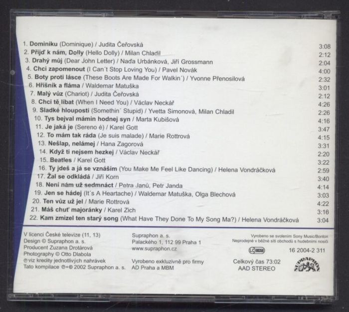 Various - Zlato české populární hudby 1 (CD)