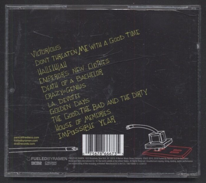 Panic! At The Disco - Death Of A Bachelor (CD)