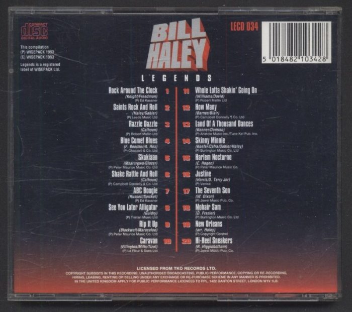 Bill Haley - Legends (CD)