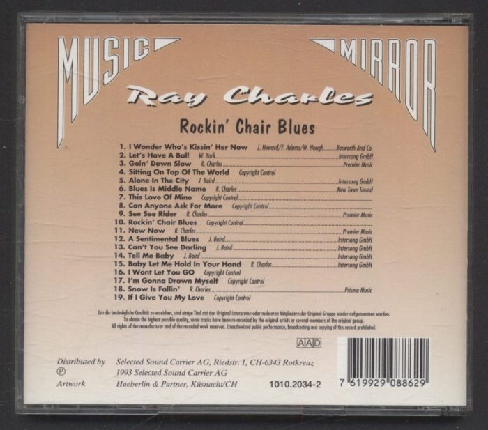 Ray Charles - Rockin' Chair Blues (CD)