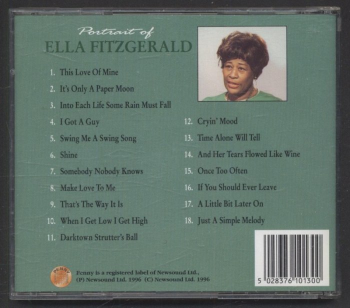 Ella Fitzgerald - Portrait Of Ella Fitzgerald (CD)