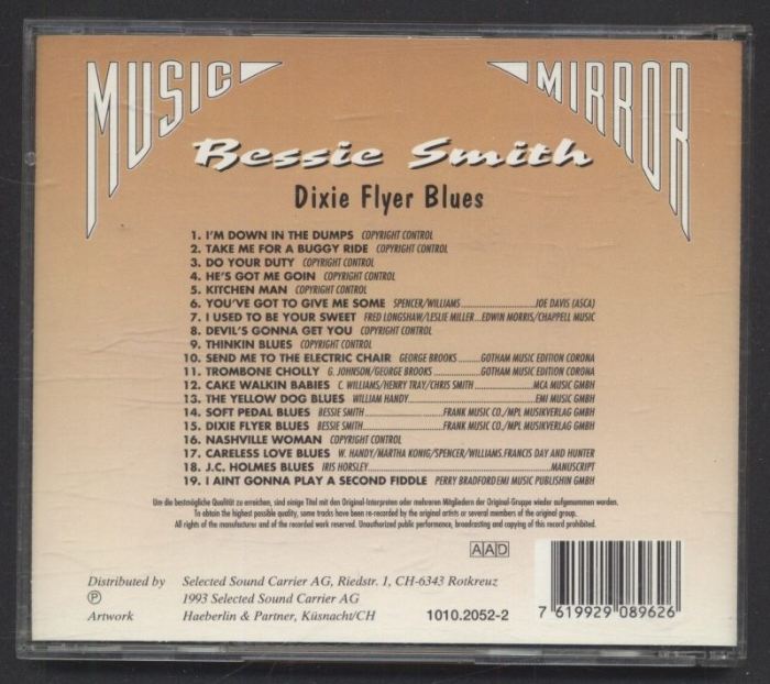 Bessie Smith - Dixie Flyer Blues (CD)