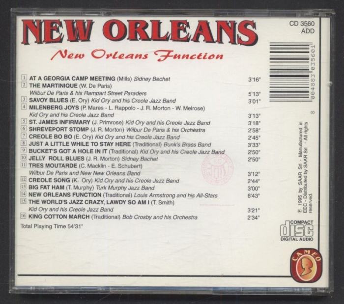 Various - New Orleans "New Orleans Function" (CD)