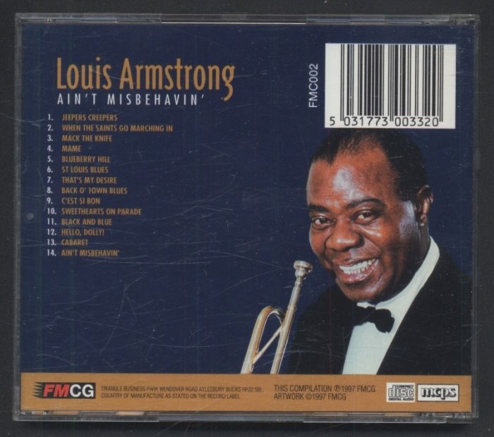 Louis Armstrong - Ain’t Misbehavin’ (CD)