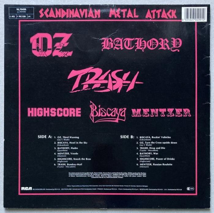 Various - Scandinavian Metal Attack II (LP)