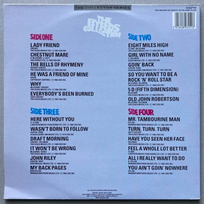 The Byrds - The Byrds Collection (2LP)