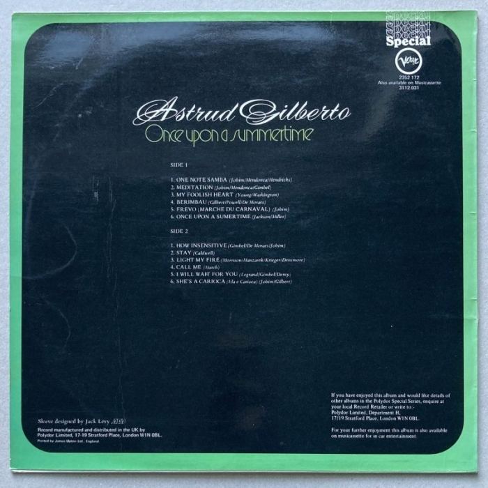 Astrud Gilberto - Once Upon A Summertime (LP)