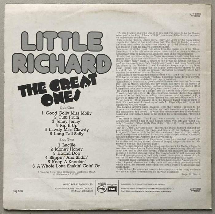 Little Richard - The Great Ones (LP)