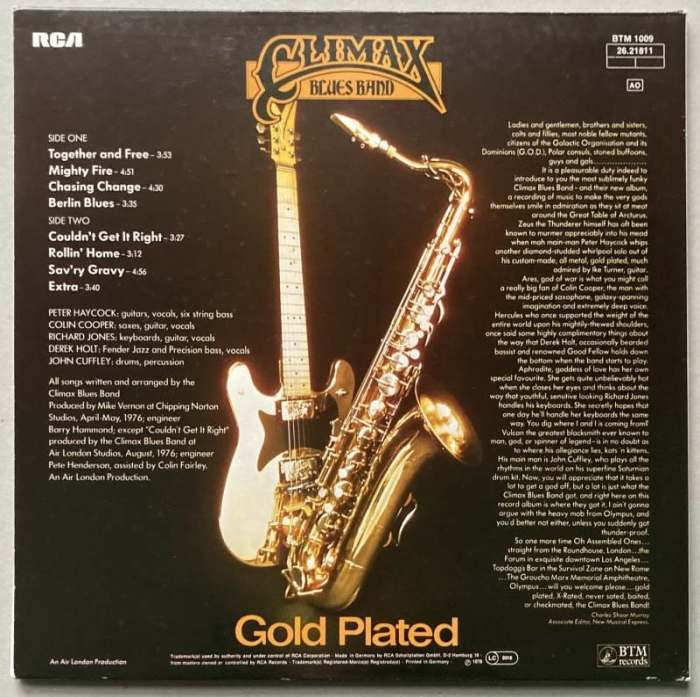 Climax Blues Band - Gold Plated (LP)