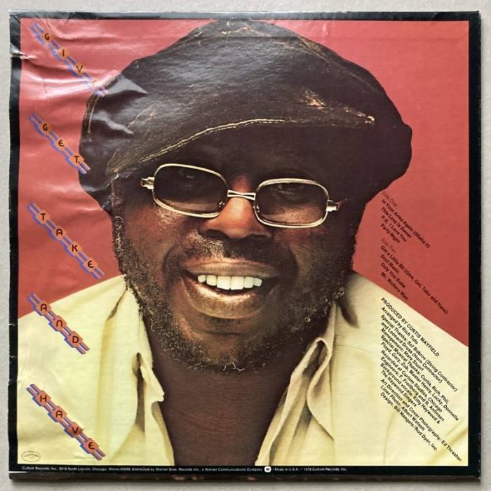Curtis Mayfield - Give, Get, Take And Have (LP)