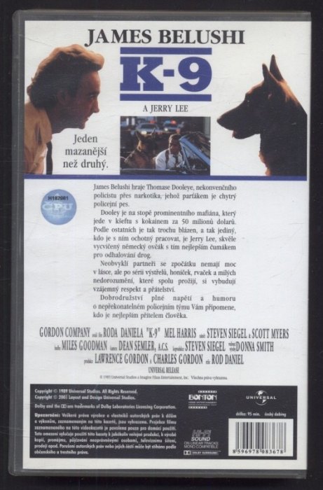 K-9 Můj přítel se studeným čumákem (VHS)