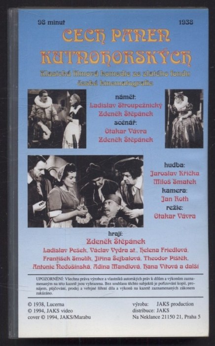 Cech panen kutnohorských (VHS)