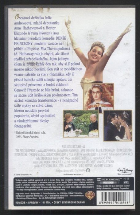 Deník princezny (VHS)