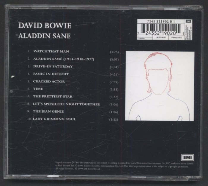 David Bowie - Aladdin Sane (CD)