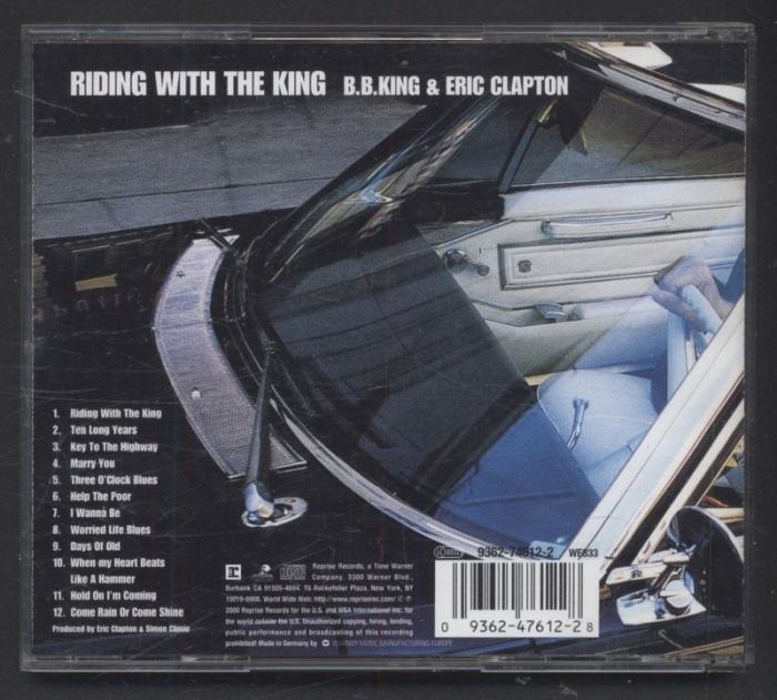 B.B. King & Eric Clapton - Riding With The King (CD)