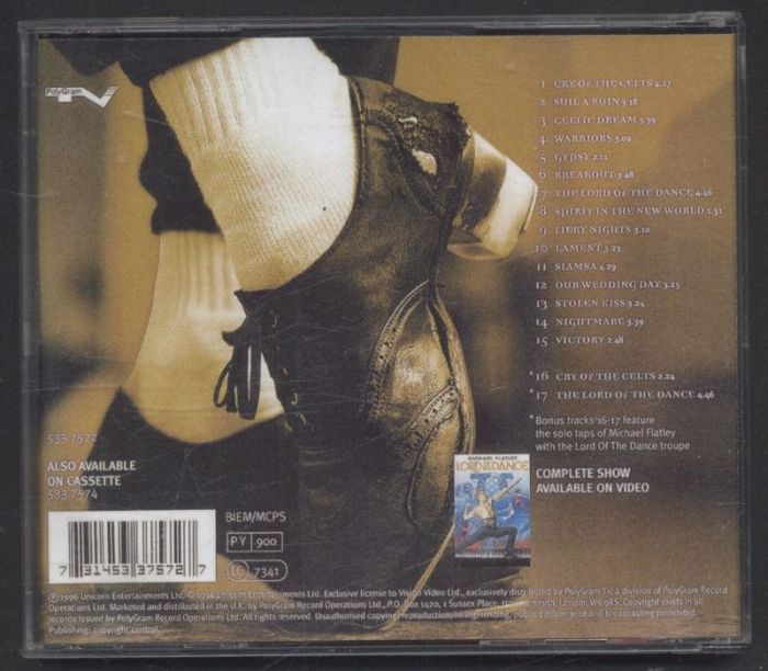 Michael Flatley - Feet Of Flames ‎(CD)