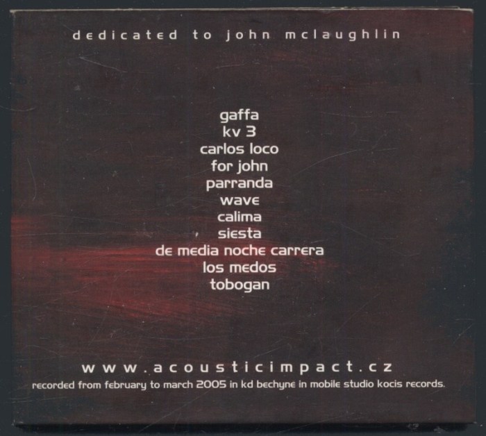 Acoustic Impact - For John (CD)
