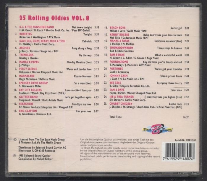 Various - 25 Rolling Oldies Vol. 8 (CD)