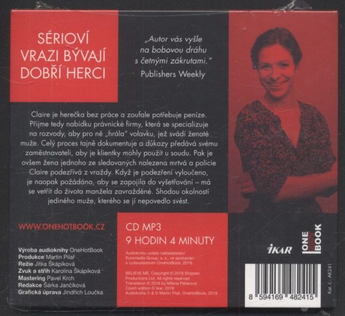 J. P. Delaney - Věř mi (čte Veronika Khek Kubařová) (CD)