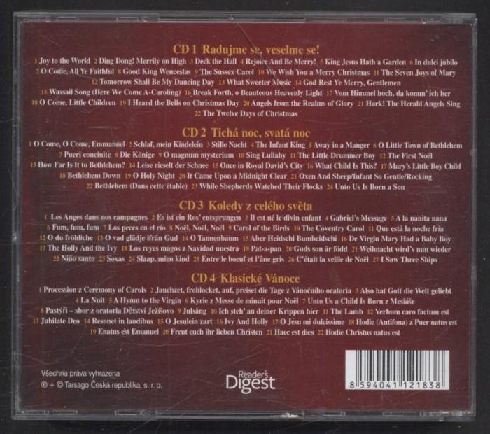 Various - Velkolepé Vánoční sbory (4CD)