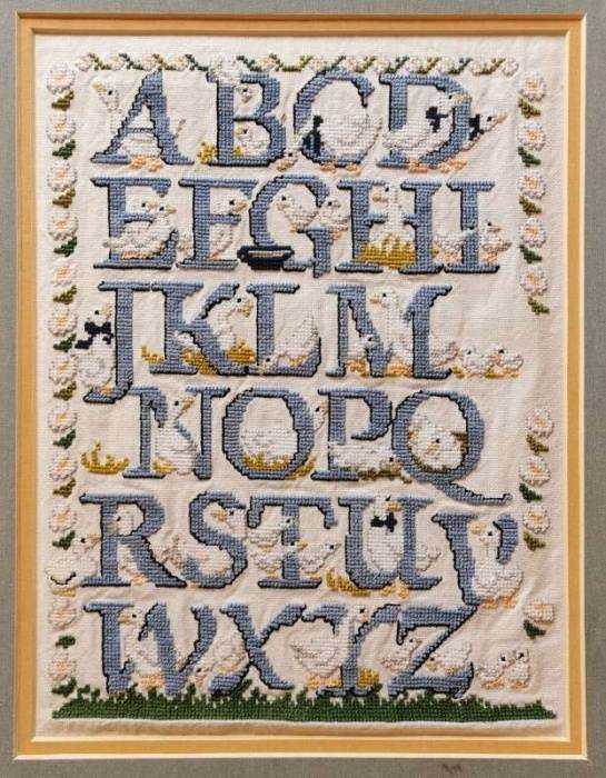 ABECEDA vyšívaná