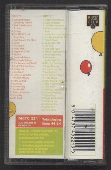 Jive Bunny And The Mastermixers - Rock 'N' Roll Dance Party (MC)
