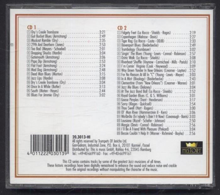 Kid Ory / Bix Beiderbecke - Jazz Lips (2CD)