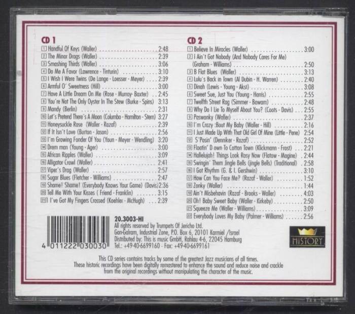 Fats Waller - Believe In Miracles (2CD)