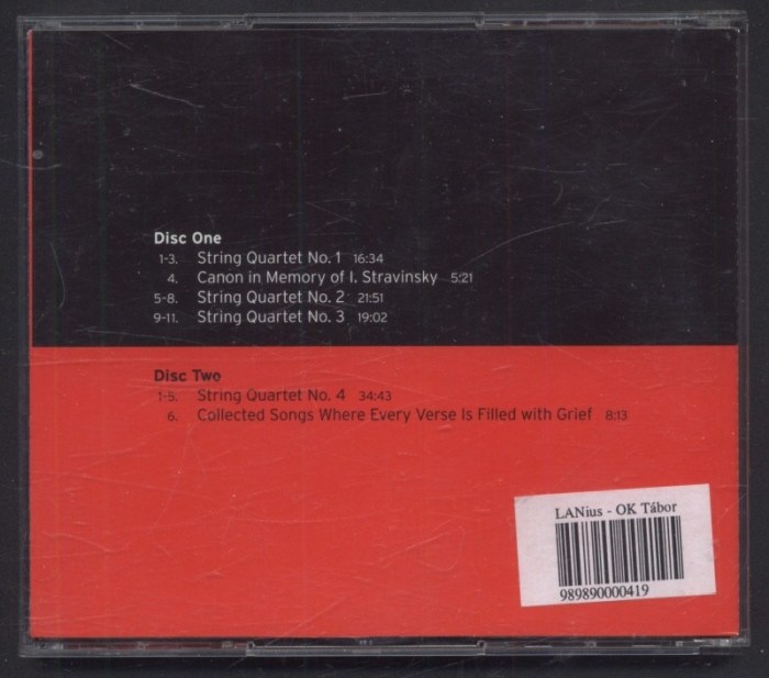 Kronos Quartet Performs Alfred Schnittke - The Complete String Quartets (2CD)