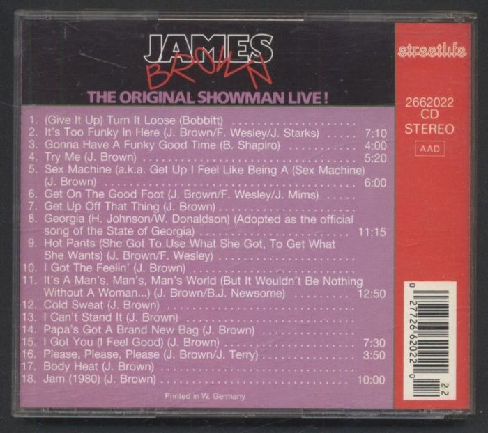 James Brown - The Original Showman Live! (CD)