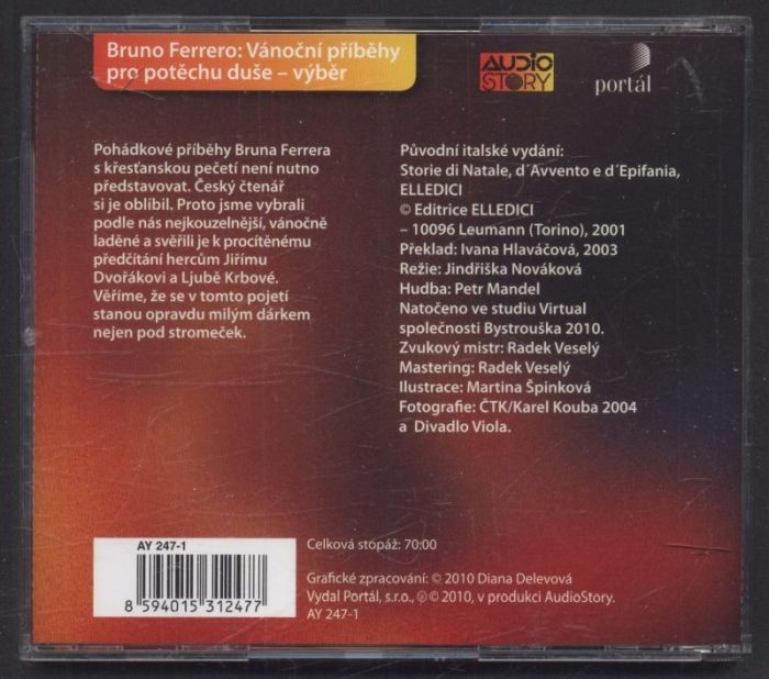 Bruno Ferrero, Jiří Dvořák, Ljuba Krbová - Vánoční příběhy pro potěchu duše (CD)