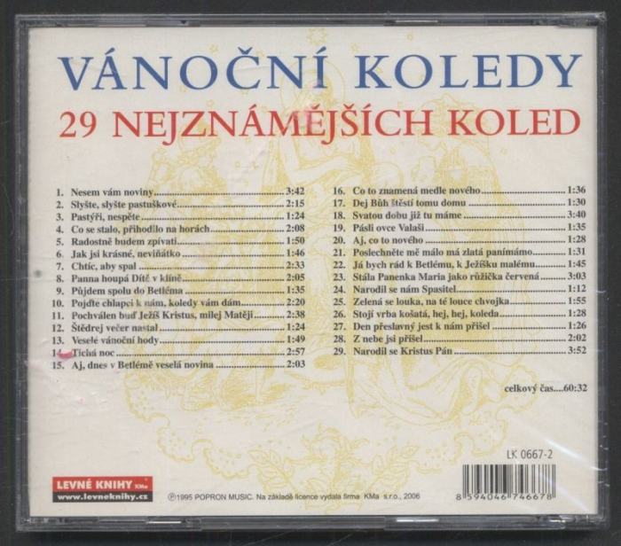 Studiový komorní orchestr - Vánoční koledy (29 nejznámějších koled) (CD)