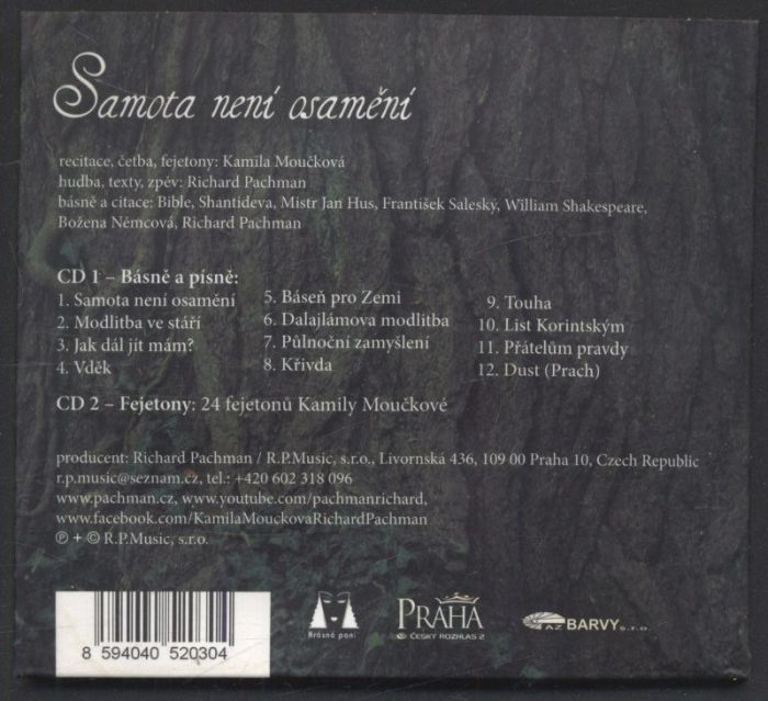 Kamila Moučková; Richard Pachman - Samota není osamění (2CD)