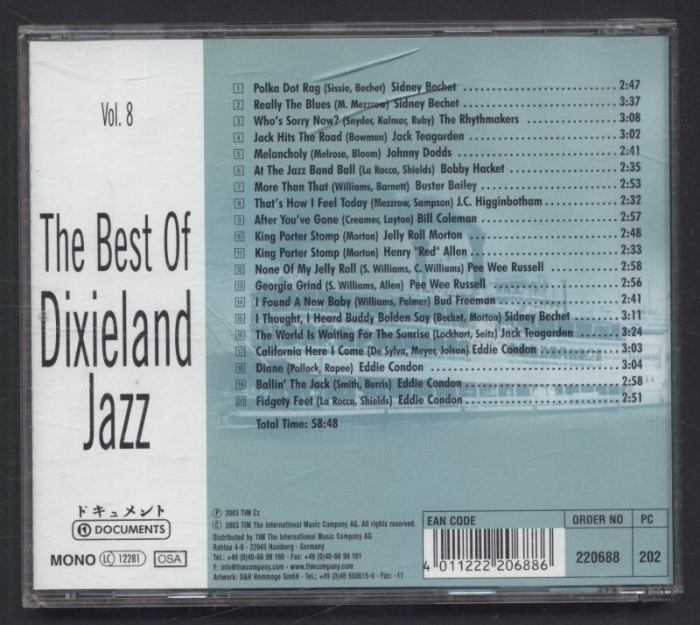 Various - The Best of Dixieland vol. 8 (CD)