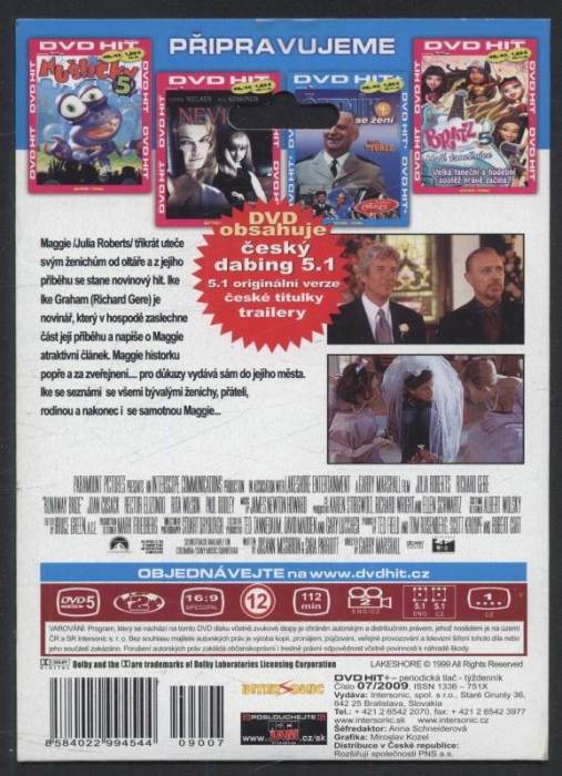 Nevěsta na útěku/ Runaway Bride (DVD)