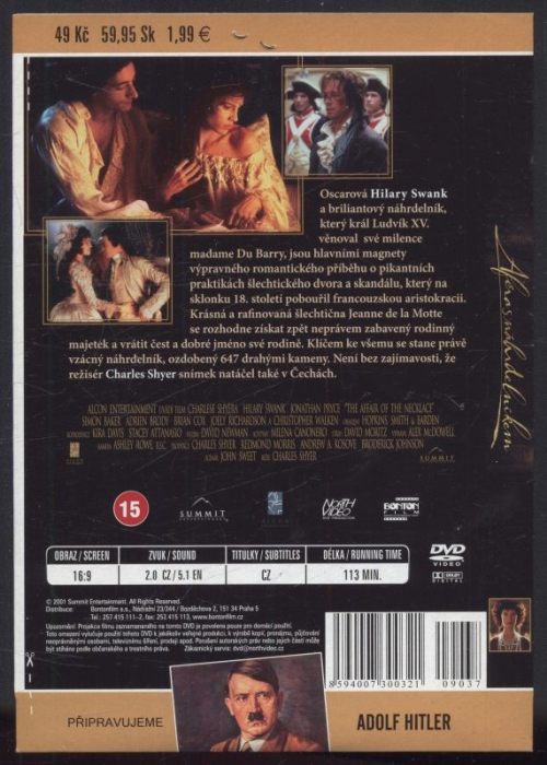 Aféra s náhrdelníkem/ The Affair of the Necklace (DVD)
