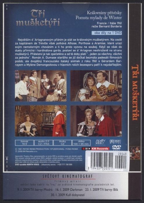 Tři mušketýři: Královniny přívěsky a Tři mušketýři: Pomsta Milady de Winter (DVD)