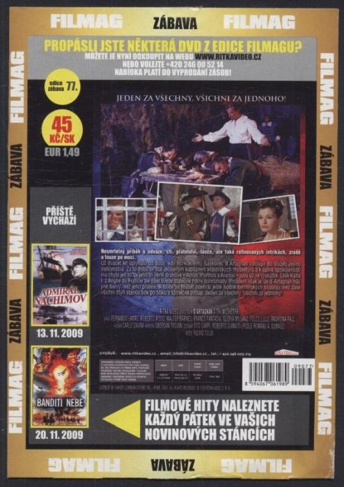 D'Artagnan a tři mušketýři (DVD)