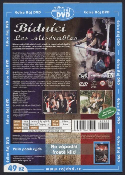 Bídníci/ Les Miserables (DVD)