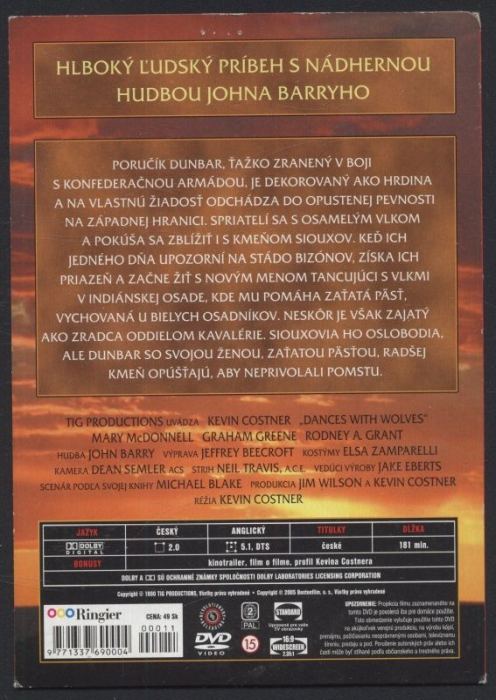 Tanec s vlky (DVD)