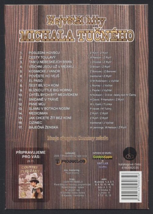Michal Tučný - Největší hity Michala Tučného (CD)