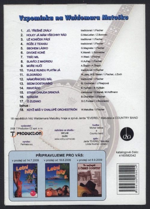 Waldemar Matuška - Vzpomínka na Waldemara Matušku (CD)