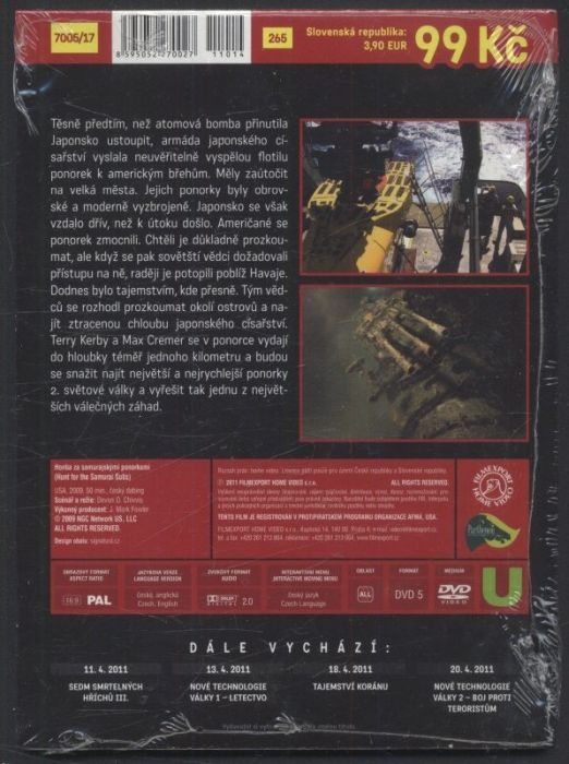 Honba za samurajskými ponorkami (DVD)
